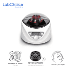 Low Speed Clinical Centrifuge Multi Tube Rotor with P1P2 Programs up to 5000 rpm LabChoice Australia