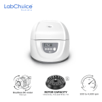 Low Speed Laboratory Centrifuge with 12 Place Rotor up to 4500 rpm LabChoice Australia 1