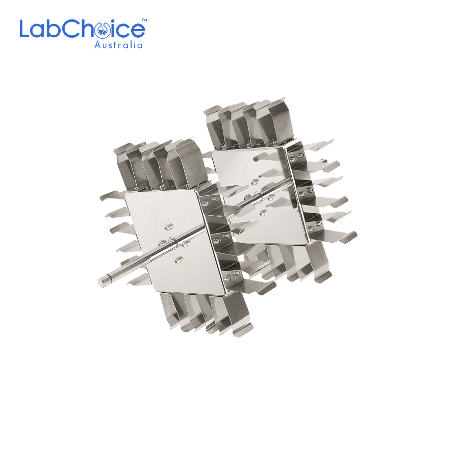 Rotisserie Accessory, Horizontal 24-Place Holder for 50 ml Centrifuge Tubes, Compatible with LCD Digital Tube Rotator-LabChoice Australia Rotisserie Accessory Horizontal 24 Place Holder for 50 ml Centrifuge Tubes Compatible with LCD Digital Tube Rotator LabChoice Australia