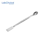 Stainless Steel Laboratory Spatula with Spoon and Shovel Ends Each LabChoice Australia