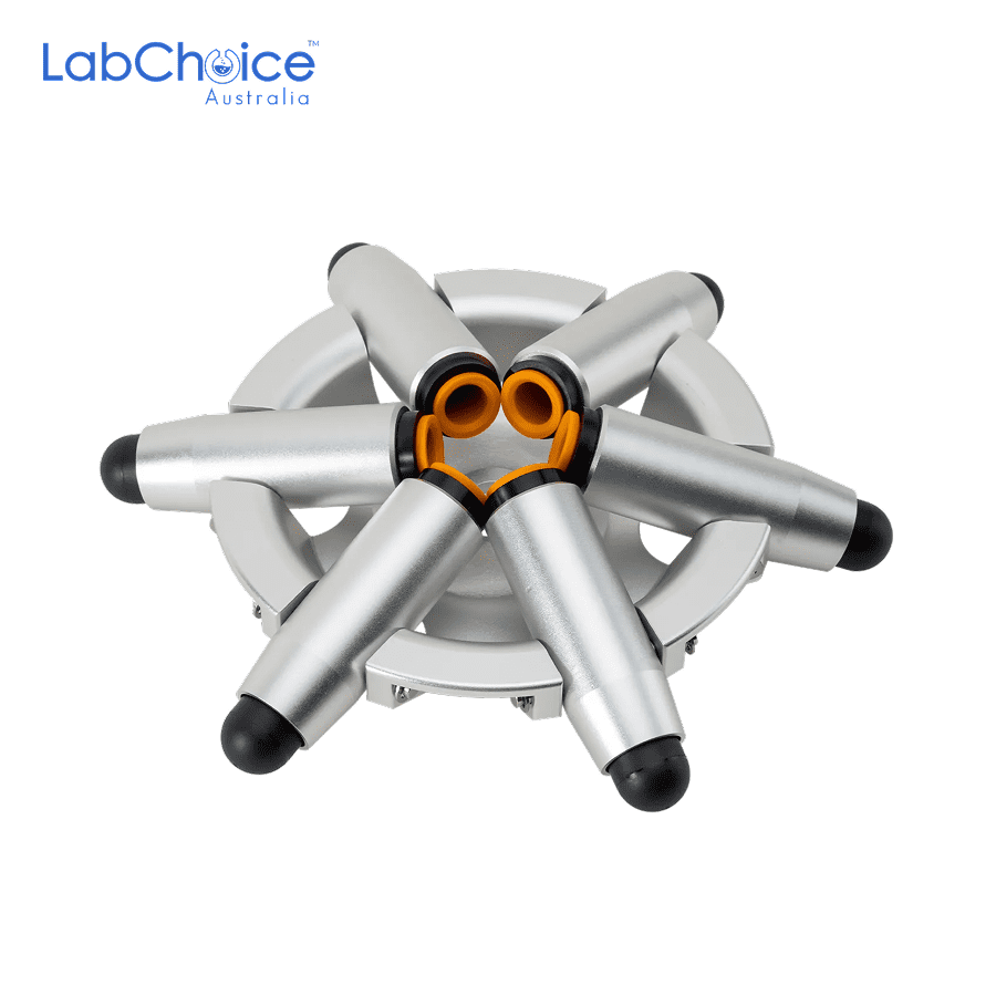 Swing Rotor for Clinical Centrifuge, 6 x 15 mL Tubes, up to 4000 rpm, with Adapter Packs- LabChoice Australia Swing Rotor for Clinical Centrifuge 6 x 15 mL Tubes up to 4000 rpm with Adapter Packs LabChoice Australia