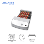 Variable Speed Tube Roller 6 Roller Sample Mixing with Brushless DC Motor LabChoice Australia