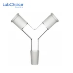 3 Way Y Shaped Glass Connecting Adapter BORO 3.3 LabChoice Australia