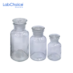 Amber Reagent Bottle Narrow Mouth with PE Stopper LabChoice Australia 1