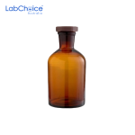 Amber Reagent Bottle Narrow Mouth with PE Stopper LabChoice Australia
