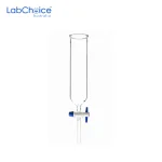 Cylindrical Dropping Funnel with PTFE Stopcock Open Top BORO 3.3 Glass LabChoice Australia 1