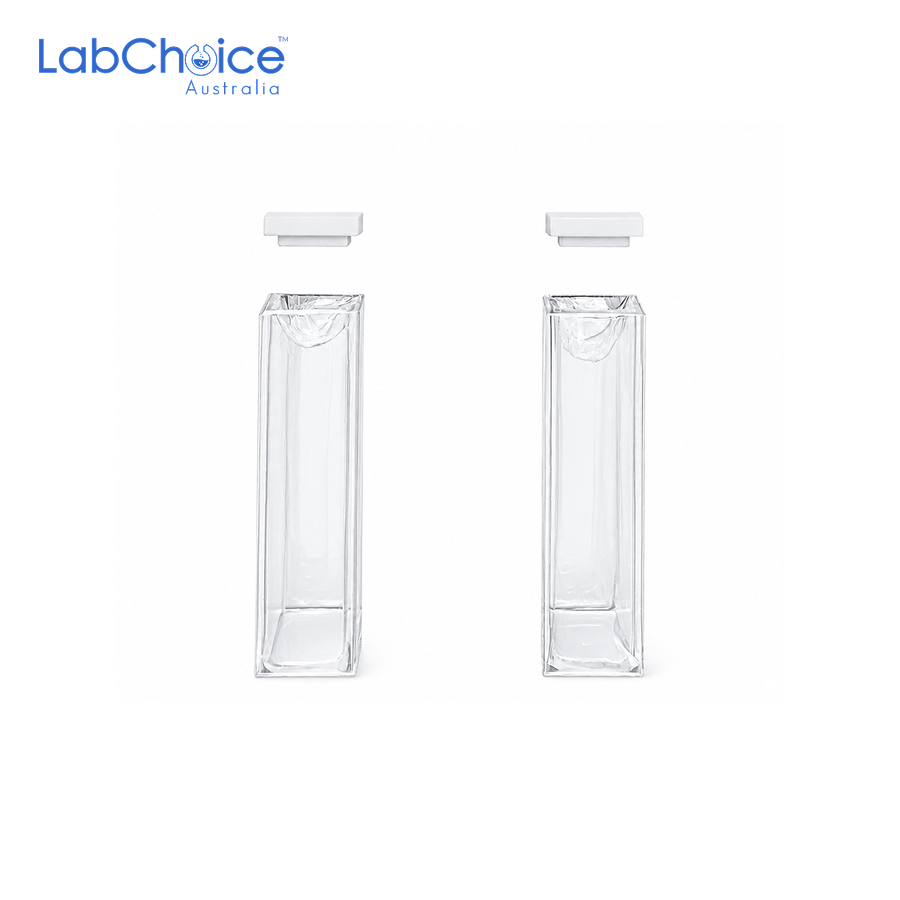 Glass Cuvette with Lid for Spectrophotometry LabChoice Australia