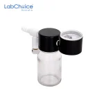 Glass moisture trap with vacuum regulator for Chemker pumps Each LabChoice Australia