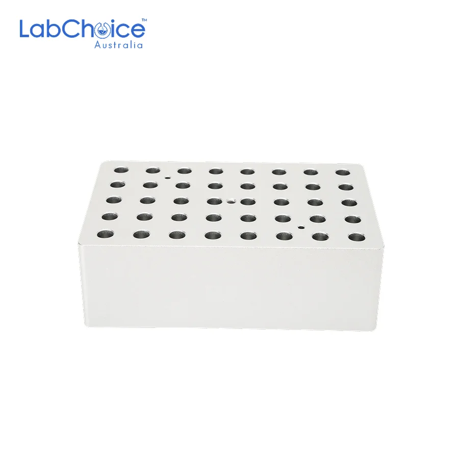 Heating Block for 0.5 mL Tubes, 40 Holes-LabChoice Australia Heating Block for 0.5 mL Tubes 40 Holes LabChoice Australia