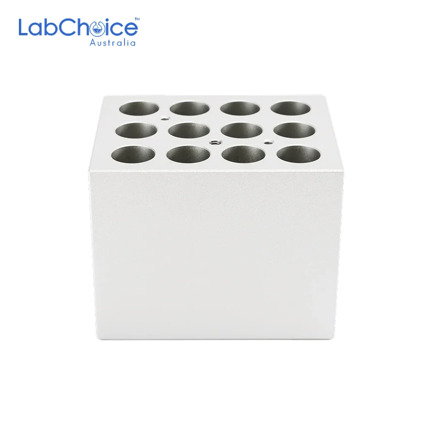 Heating Block for 15 mL Tubes, 12 Holes-LabChoice Australia Heating Block for 15 mL Tubes 12 Holes LabChoice Australia