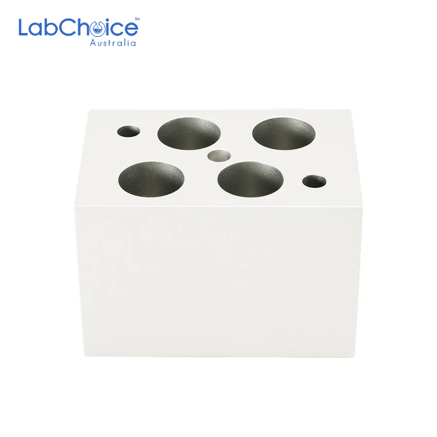 Heating Block for 15 mL Tubes, 4 Holes-LabChoice Australia Heating Block for 15 mL Tubes 4 Holes LabChoice Australia