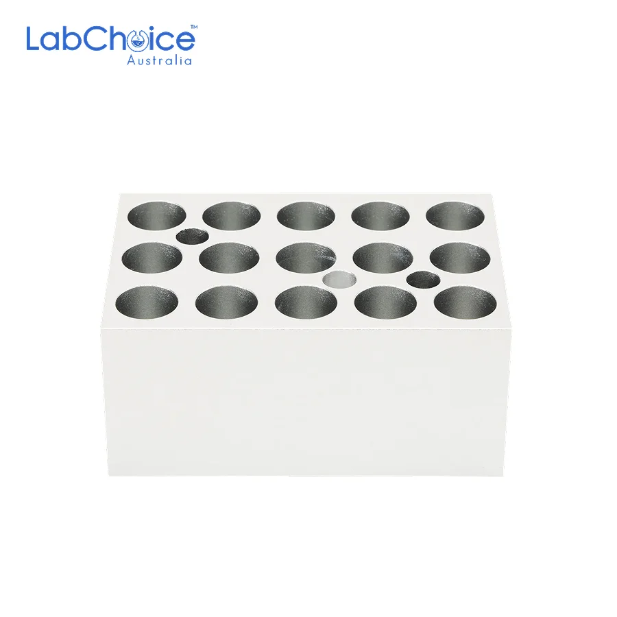 Heating Block for 2 mL Tubes 15 Holes LabChoice Australia