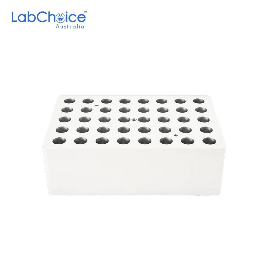 Heating Block for 2 mL Tubes, 40 Holes-LabChoice Australia Heating Block for 2 mL Tubes 40 Holes LabChoice Australia