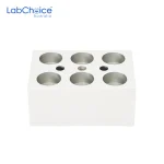 Heating Block for 5 mL Tubes 6 Holes LabChoice Australia