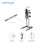 High Speed Homogenizer with Stand and Shaft for Emulsification 10 5000 mL Capacity 10000 30000 rpm LabChoice Australia