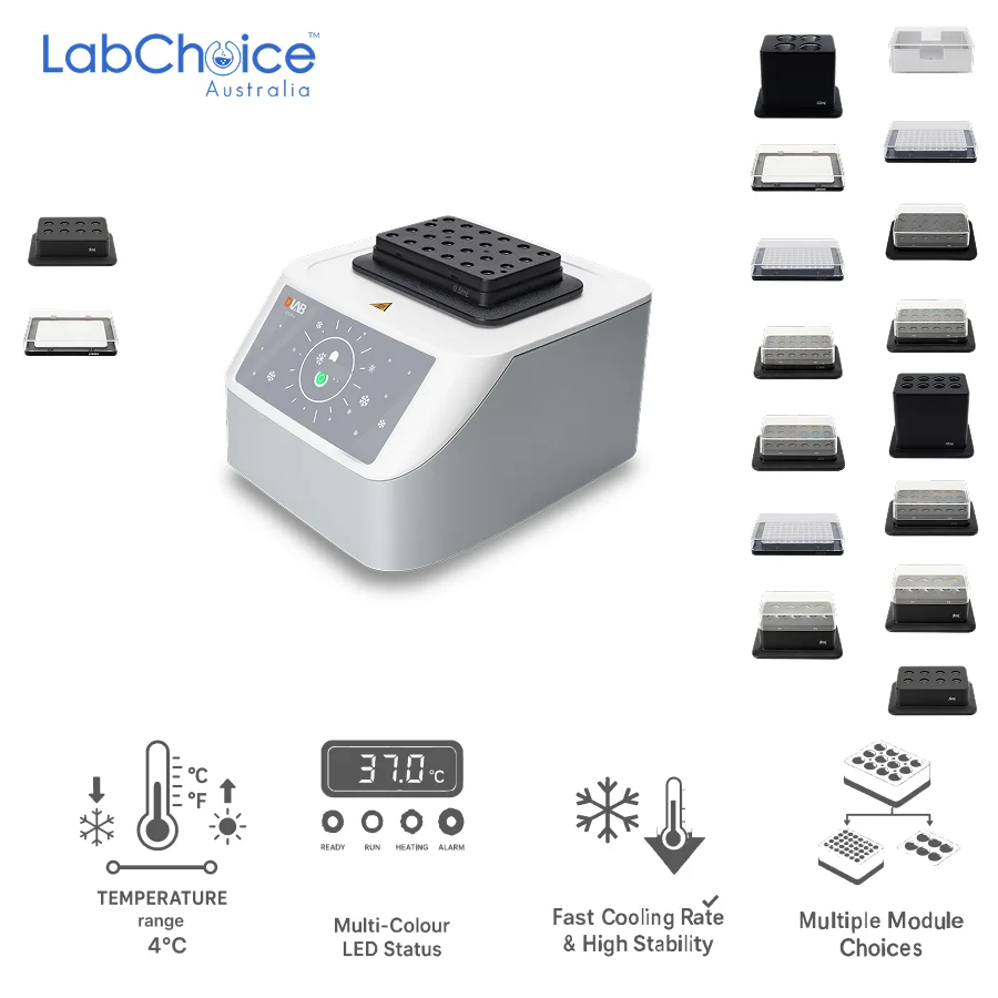 Ice Box 4°C Thermostatic Cooling Unit with Choice of 1 Optional Block LabChoice Australia 1
