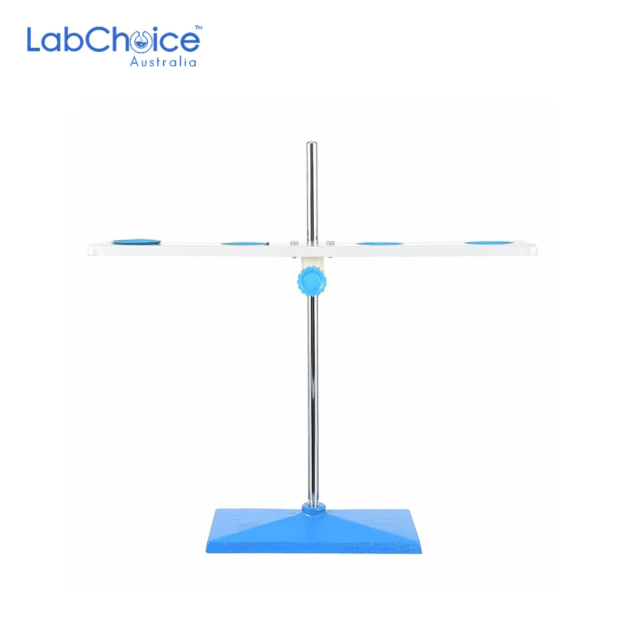 Iron Funnel Holder on Stand, Four-Place Laboratory Type-LabChoice Australia Iron Funnel Holder on Stand Four Place Laboratory Type LabChoice Australia