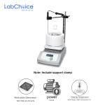 LCD Digital Hotplate With Package 6 Inch Ceramic Coated Aluminium Plate up to 380°C Heating LabChoice Australia