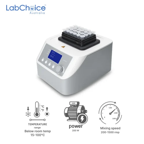 LCD Digital Thermo Mix with Heating, Cooling, Mixing and Choice of 1 Heating Block