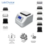 LCD Digital Thermo Mix with Heating Cooling Touch Operation and Choice of 1 Heating Block Magnetic Fixation LabChoice Australia 1