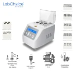 LCD Touch Control Mini Dry Bath with Choice of 1 heating block up to 100°C LabChoice Australia