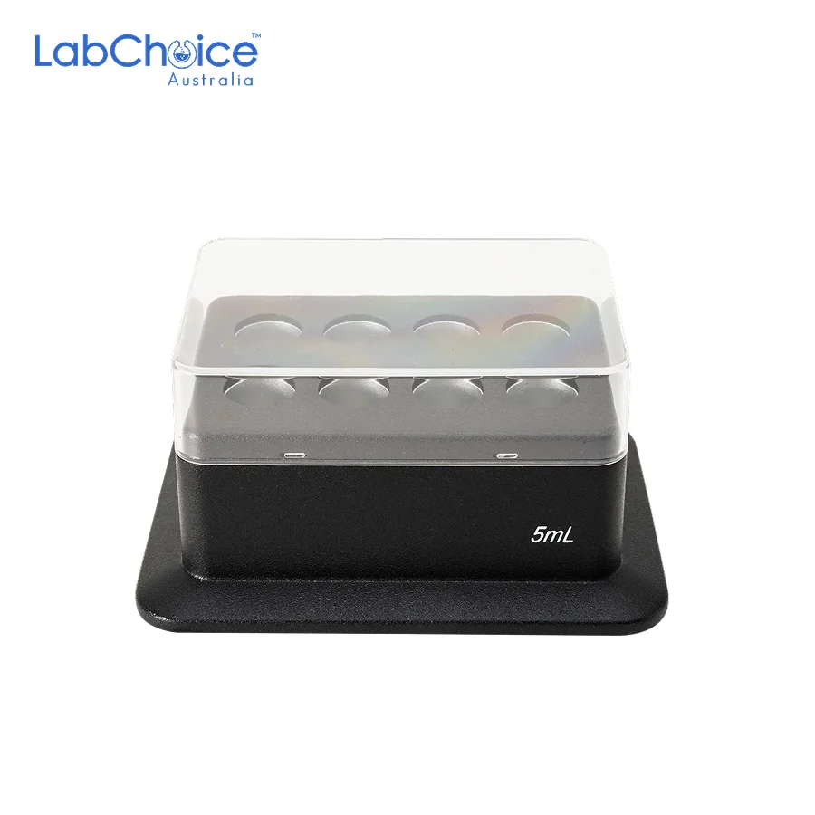 Magnetic Block for 5 mL Cone Bottom Tubes 8 Holes LabChoice Australia