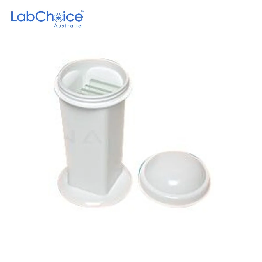 Polypropylene Coplin Staining Jar with Screw Cap-LabChoice Australia Polypropylene Coplin Staining Jar with Screw Cap LabChoice Australia