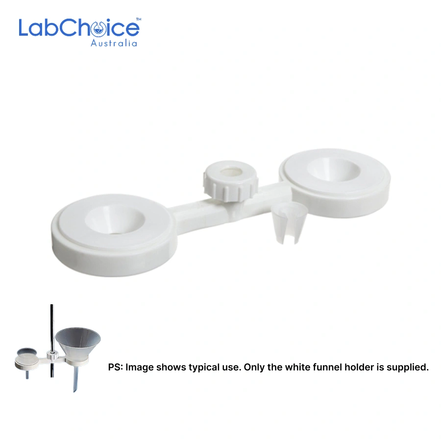 Polypropylene Double Separatory Funnel Holder LabChoice Australia 1