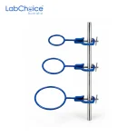 Retort ring mild steel with attached bosshead for laboratory retort stand support, high quality LabChoice Australia