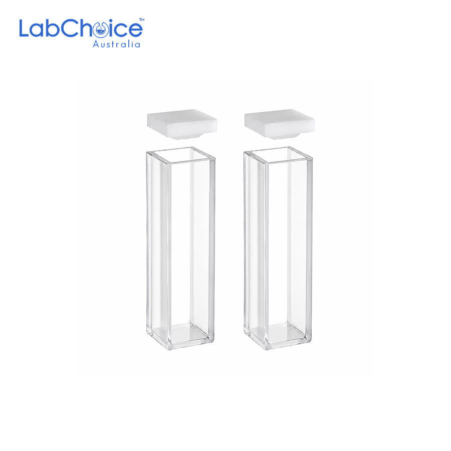 UV Vis Quartz Cuvette with Lid for Spectrophotometry LabChoice Australia 1