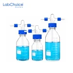 Vacuum Trap Gas Washing Bottle BORO 3.3 Glass LabChoice Australia