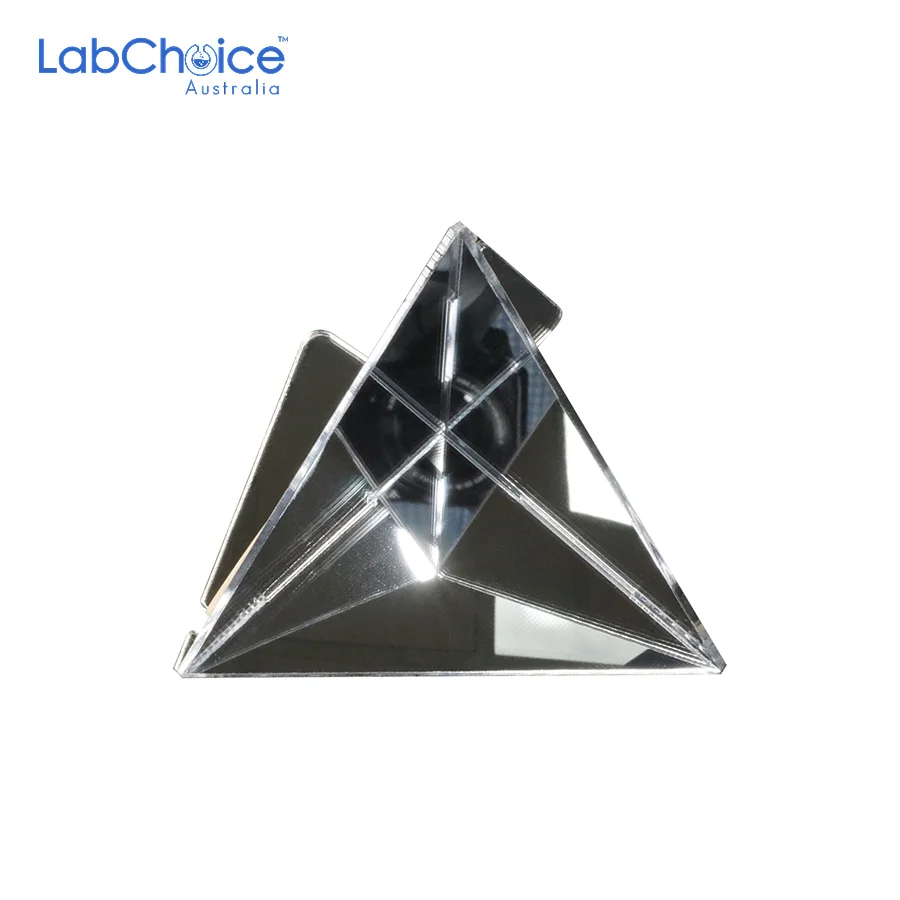 3 Piece 90° Corner Mirror Set 120 mm Side Length LabChoice Australia