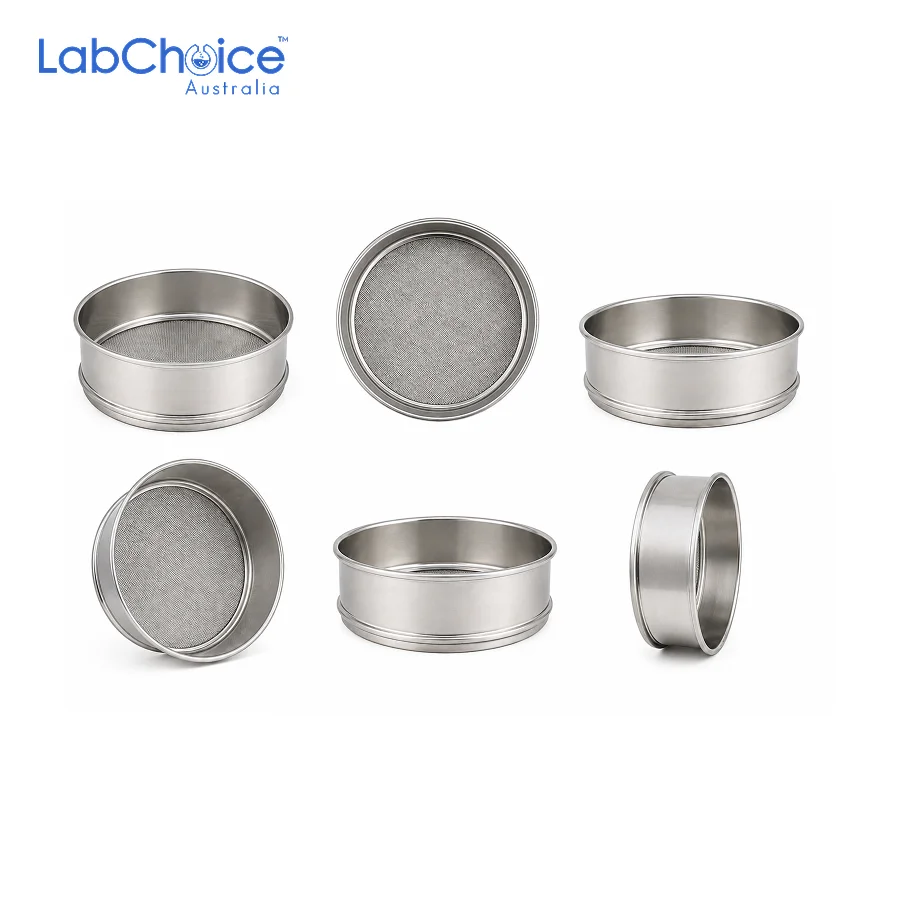 ASTM Test Sieve 4 Inch 304 Frame with 316 Mesh LabChoice Australia