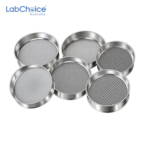 8 Inch ASTM Test Sieve with 302 Grade Stainless Steel Frame and Wire Mesh - Image 1