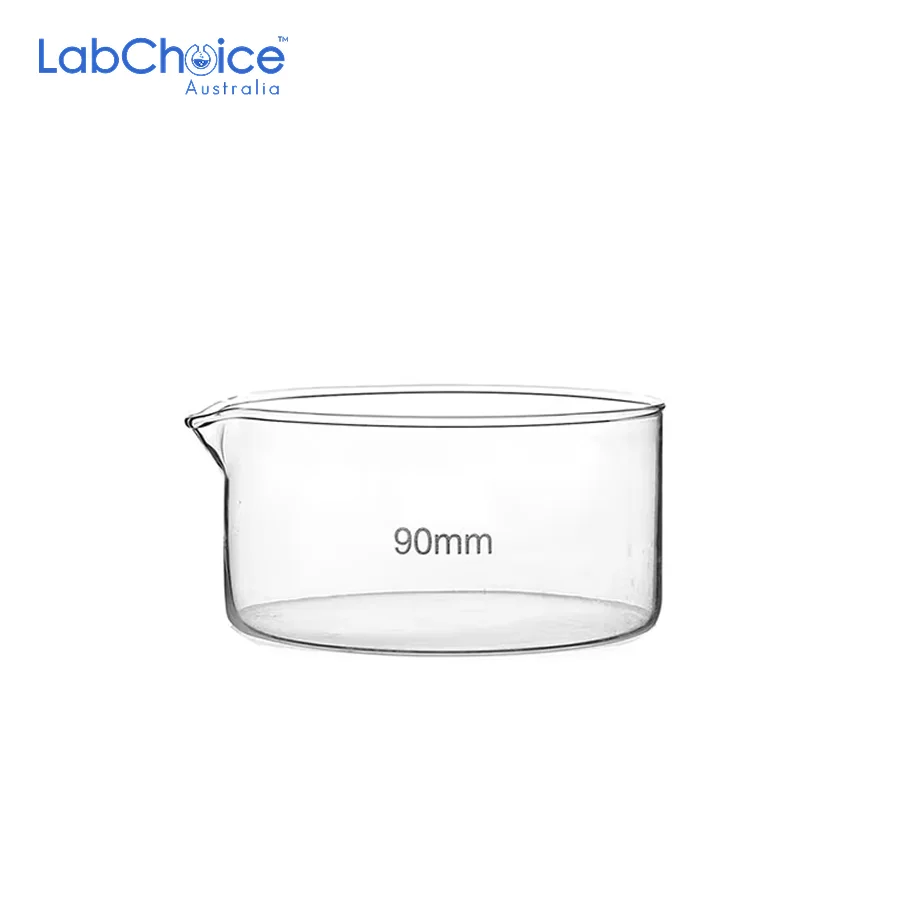 Borosilicate Glass Crystallizing Dishes with Spout LabChoice Australia