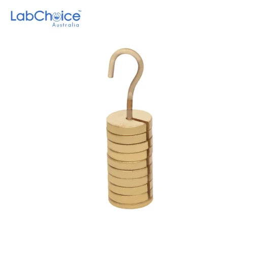Brass Slotted Weight Sets with Carriers, 10 g, 50 g and 100 g - Image 1