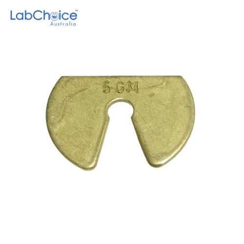 Brass Slotted Weights, Individual, 5 g to 100 g - Image 1