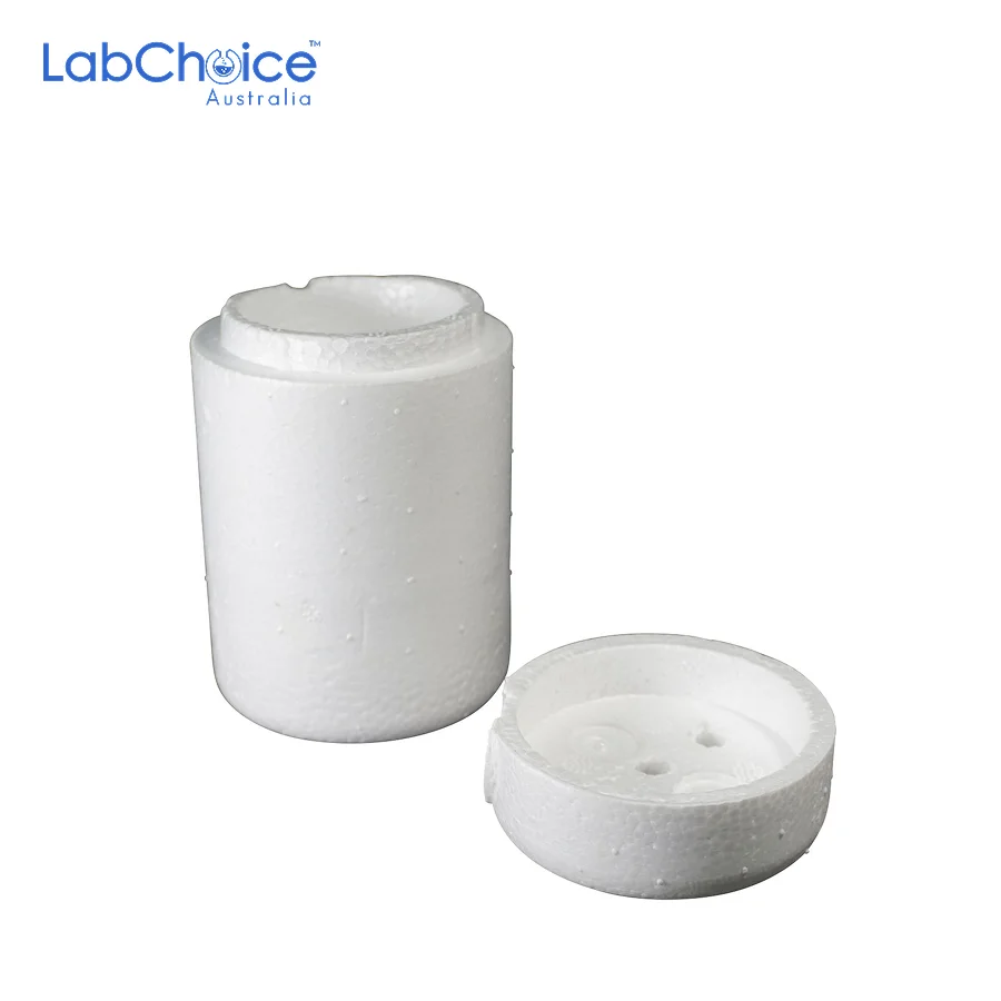 Calorimeter Cup Insulation Box and Lid 50 × 75 mm LabChoice Australia