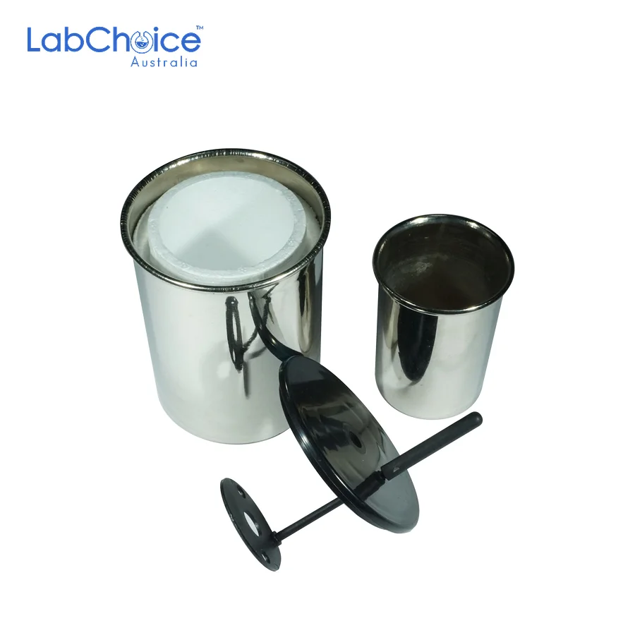 Calorimeter Cup Pair Inner and Outer with Lid and Stirrer LabChoice Australia