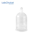 Clear Glass Bell Jar with Glass Stopper LabChoice Australia