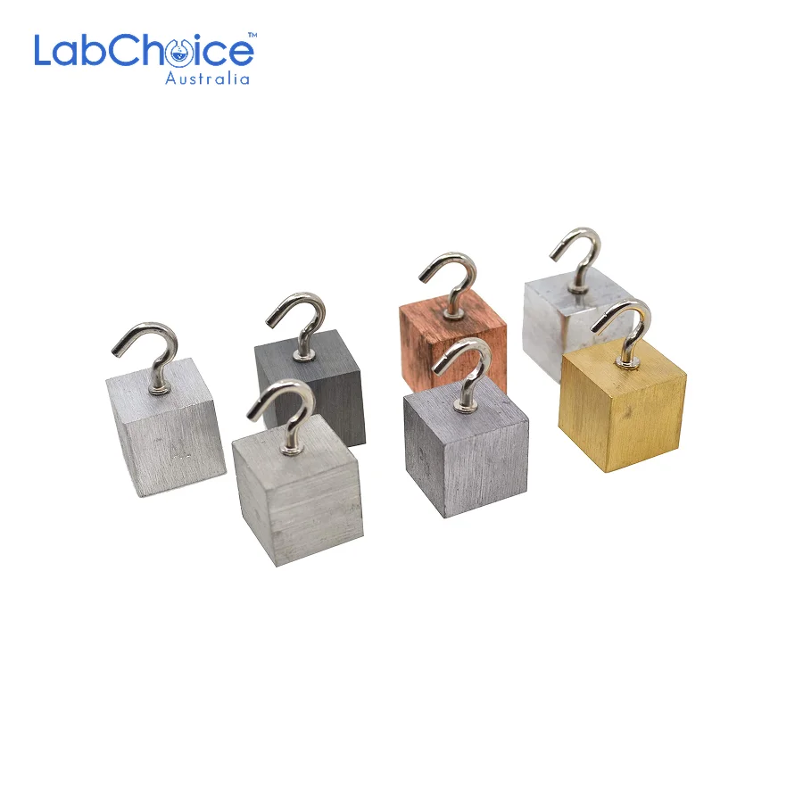 Density Cube Set 2.0 cm 7 Cubes with Hooks LabChoice Australia