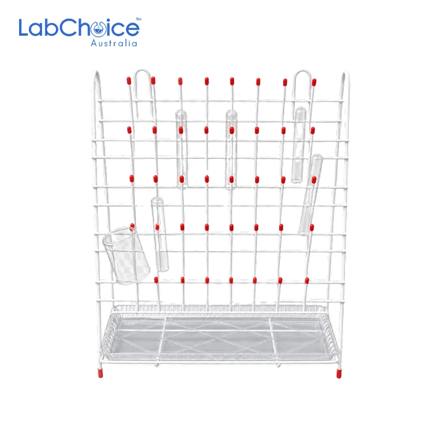 Draining and Drying Rack, 32 Points, 350 × 480 mm-LabChoice Australia Draining and Drying Rack 32 Points 350 × 480 mm LabChoice Australia