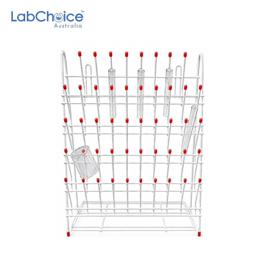 Draining and Drying Rack 48 Points 350 × 530 mm LabChoice Australia