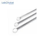 Glass Stirring Rods with Paddle End Pack of 10 LabChoice Australia