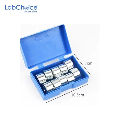 Hooked Weight Set, 50 g × 10 Pieces, Double Hooked, in Case - Image 1
