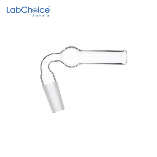Bent Drying Tube with Ground Joint, BORO 3.3 Glass Bent Drying Tube with Ground Joint, BORO 3.3 Glass - Image 1