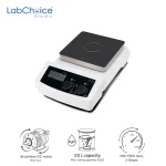 LCD Digital Infrared Heating Magnetic Stirrer 7 Inch Microcrystalline Glass Plate up to 20 L Capacity LabChoice Australia