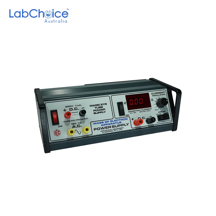 Mass of Electron Power Supply with Digital Meter LabChoice Australia