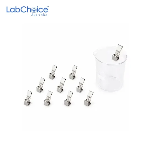 Metal Thermometer clip for holding a Thermometer in a beaker - Pack of 10 - Image 1
