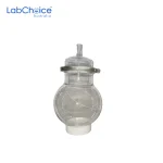 Reaction Distillation Flask Wide Mouth with Lid BORO 3.3 Glass LabChoice Australia 1